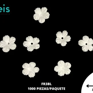 FLOR REMACHE 3.0 CM 1000 PZ/PQT BLANCO