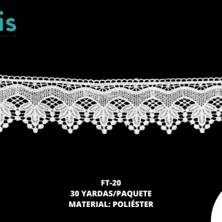 GUIPIUR POLIESTER BRILLOSO FT-20 BLANCO