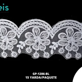 GUIPIUR SEDA DE LECHE CEREMONIAS GP-1286-BL BLANCO 9 CM 15 YARDAS/PAQUETE