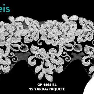 GUIPIUR SEDA DE LECHE CEREMONIAS GP-1464-BL BLANCO 10 CM 15 YARDAS/PAQUETE