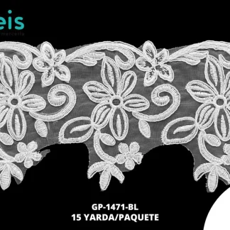 GUIPIUR SEDA DE LECHE CEREMONIAS GP-1471-BL BLANCO 11.5 CM 15 YARDAS/PAQUETE