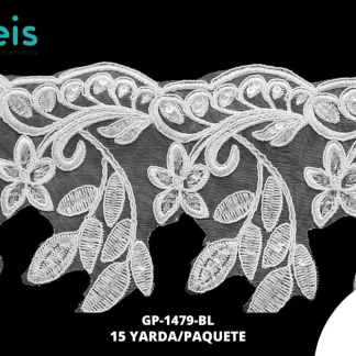 GUIPIUR SEDA DE LECHE CEREMONIAS GP-1479-BL BLANCO 13 CM 15 YARDAS/PAQUETE