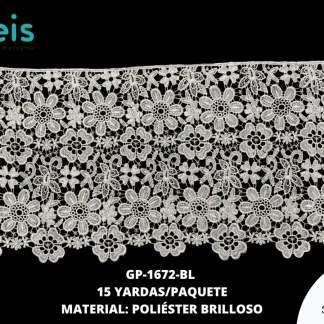 GUIPIUR POLIESTER GP-1672-BL 15 YDS/PQT BLANCO