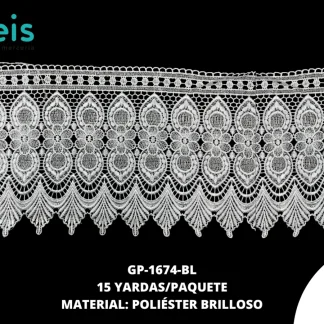 GUIPIUR POLIESTER BRILLOSO 15 YDS/PQT GP-1674-BL