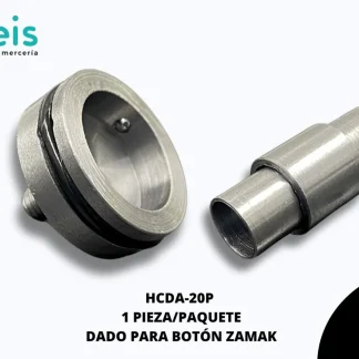DADO PARA BOTON ZAMAK PLANO 20MM