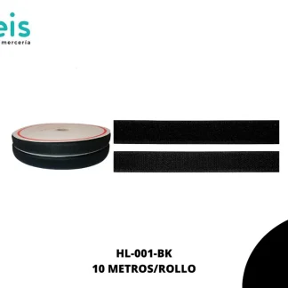 Contactel Negro 20mm, 10 m/rollo