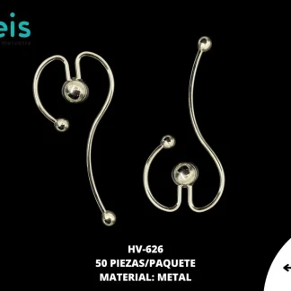 HERRAJE METALICO HV-626 PLATA