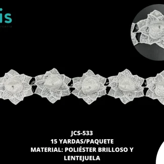 GUIPIUR POLIESTER LENTEJUELA JCS-533
