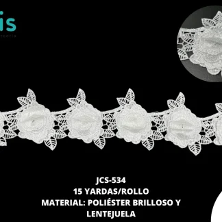 GUIPIUR POLIESTER LENTEJUELA JCS-534