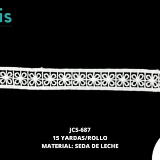 GUIPIUR SEDA DE LECHE BLANCO JCS-687