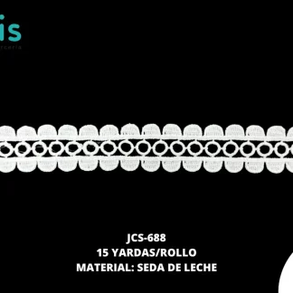 GUIPIUR SEDA DE LECHE BLANCO JCS-688