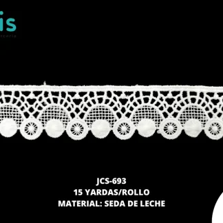 GUIPIUR SEDA DE LECHE BLANCO JCS-693