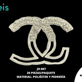 PARCHES PEDRERIA CHANEL JH-007 20 PZ/PQT