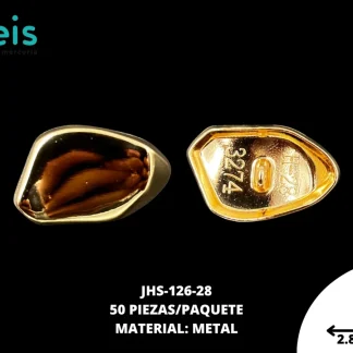 BOTON METAL DORADO 28MM JHS-126-28