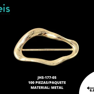 HERRAJE DOUR 5CM JHS-177-05 DORADO 100 PZ/PQT