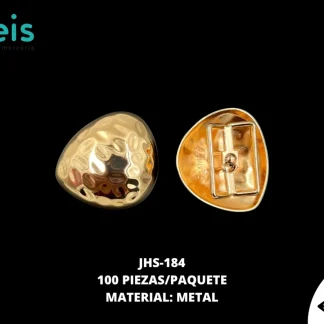 HERRAJE METAL AMORFO DORADO JHS-184