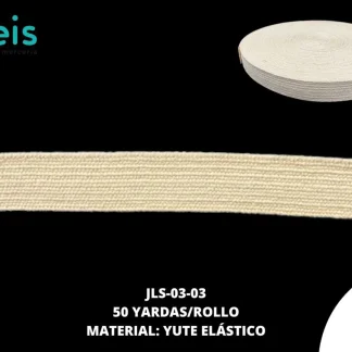 CINTAS ELASTICOS CINTURON JLS-03 50 YDS/R HUESO