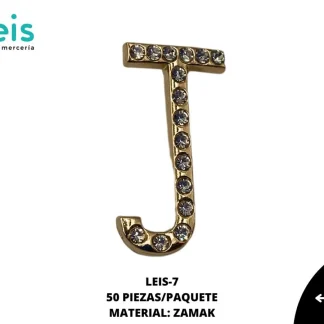 PLACA ZAMAK J 25 PZ/PQT LEIS-7 DORADO
