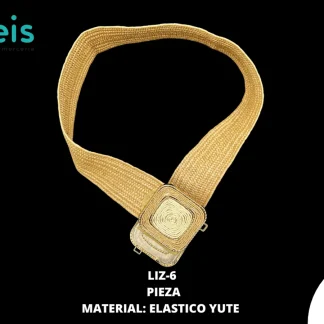 CINTURON 5.0 CM LIZ-6 12 PZ/PQT BEIGE