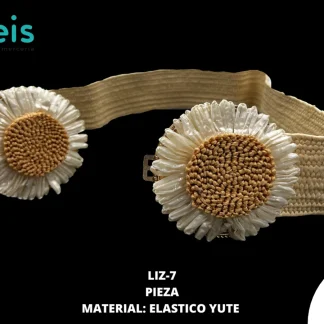 CINTURON 5.0 CM LIZ-7 12 PZ/PQT HUESO