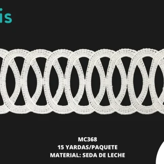 GUIPUR SEDA DE LECHE MC368 15 YDS/PQT BLANCO
