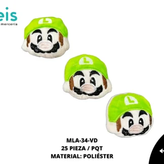 MINI PELUCHE LUIGI 25 PZ/PQT VERDE