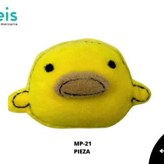 MINI PELUCHE POLLITO 25 PZ/PQT MP-21 AMARILLO