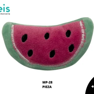 MINI PELUCHE SANDIA 25 PZ/PQT MP-28 MULTICOLOR