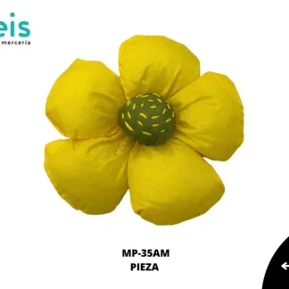 MINI PELUCHE FLOR 25 PZ/PQT MP-35AM AMARILLO