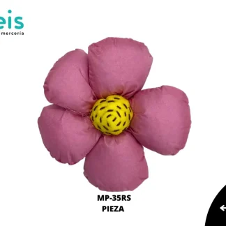MINI PELUCHE FLOR 25 PZ/PQT MP-35RS ROSADO