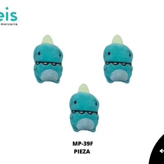 MINI PELUCHE DINOSAURIO 50 PZ/PQT MP-39 CELESTE