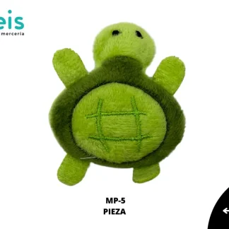 MINI PELUCHE TORTUGA 50 PZ/PQT MP-5 VERDE