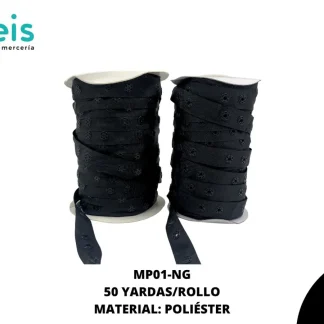 CINTA CROCHET MP01 50 YDS/ROLLO NEGRO