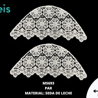 MANGAS SEDE DE LECHE MS693 BLANCO