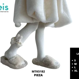 MALLAS LEGGINGS CONEJO MTK5182-S TALLA S HUESO