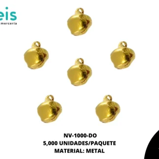 CASCABEL PERA NV-1000-DO 8mm 5,000 PZ/PQT DORADO