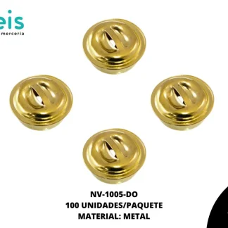 CASCABEL REF NV-1005-DO 1.8cm 100 PZ/PQT DORADO