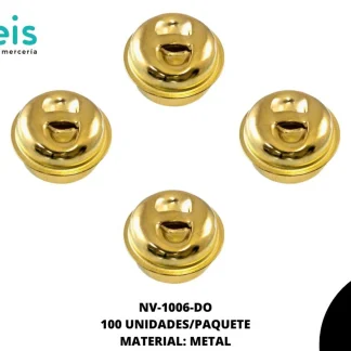 CASCABEL REF: N6(2.0cm) DORADO 100 u/pqt