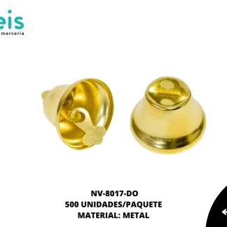 CASCABELES CAMAPANA MET NV-8017-DO 2.6cm 500 PZ/PQT DORADO