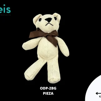 OSO DE PELUCHE 14CM 12 UND/PAQ BEIGE