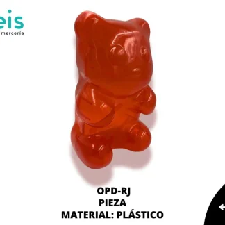 ENVASES PLASTICO OSITO PANDA DULCERO OPD-RJ 25cmX15cm