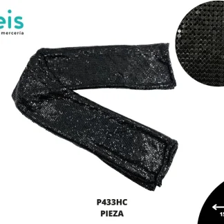 MALLA ALUMINIO 3MM NEGRO 45X150 CM P433HC