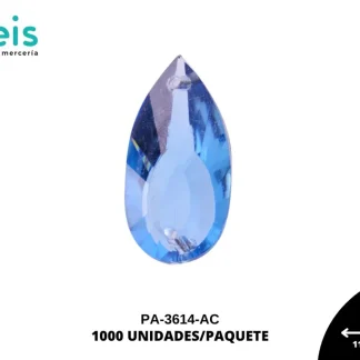 PIEDRA HILO GOTA AZUL CELESTE 1000U/PAQ