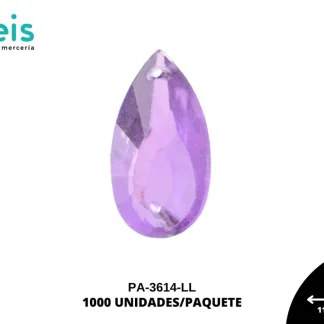 PIEDRA HILO GOTA LILA 1000U/PAQ