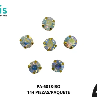 REMACHES METAL PIEDRA COSTURA PA-6018-BO 10mm 144 PZ/PQT BOREAL