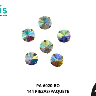 REMACHES METAL PIEDRA COSTURA PA-6020-BO 12mm 144 PZ/PQT BOREAL