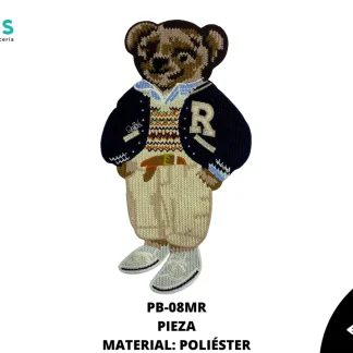 PARCHE BE OSO CON TRAJE MARINO