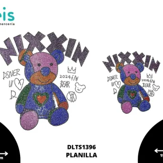 APLICACION PIEDRA TRANSFER OSO NIXXIN CHICO Y GRANDE REF: DLTS1396
