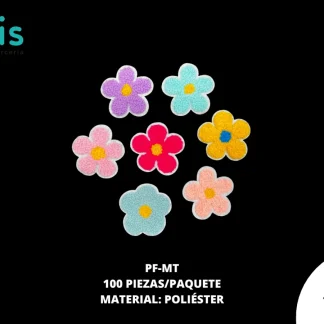 PARCHE FLOR MULTICOLOR 5.4X5.4CM