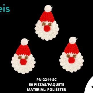 PARCHES SANTA CLAUS 50 PZ/PQT